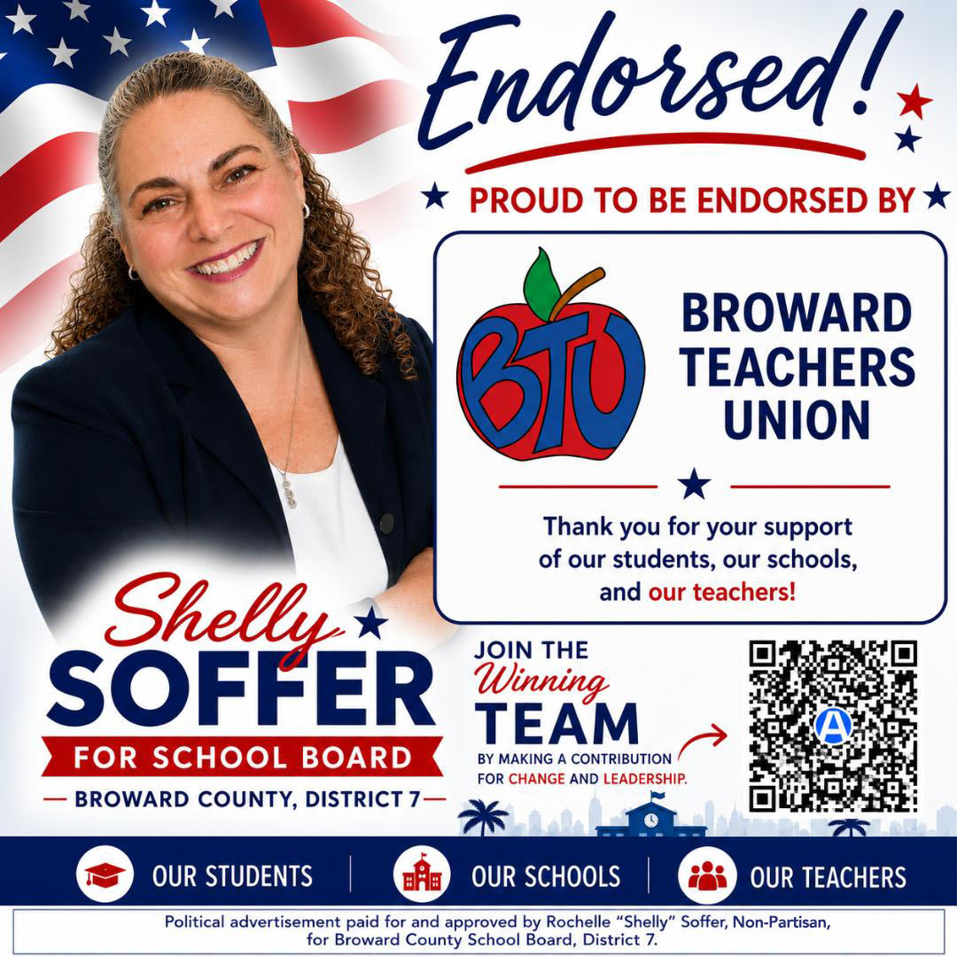 Endorsed by the Broward Teachers Union